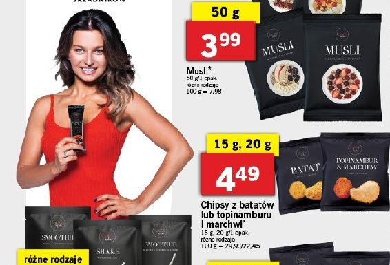 Przekąski Anny Lewandowskiej w ofercie Lidla