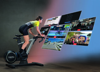 Rower stacjonarny typu szosowego Technogym Ride